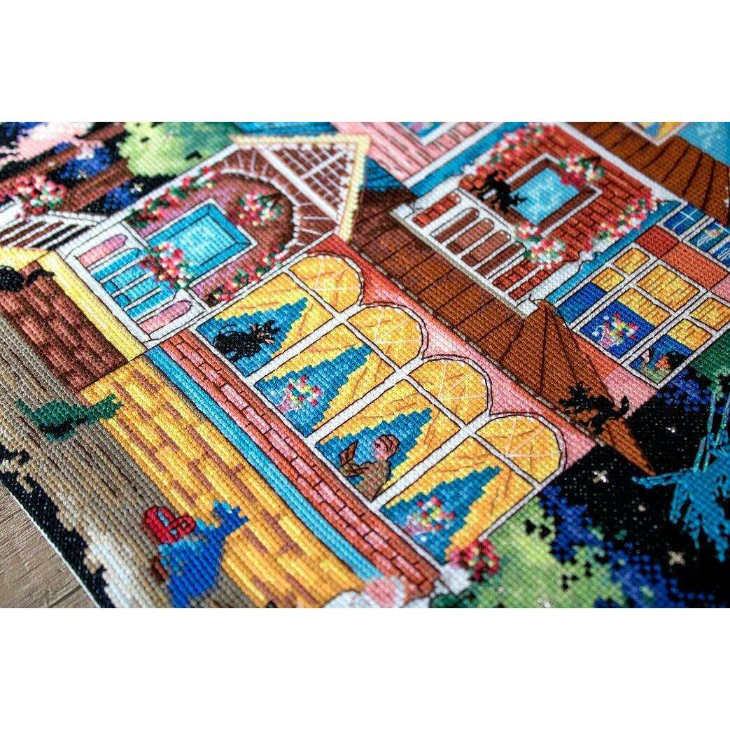 Counted Cross Stitch Kit Fairy tale house Leti937