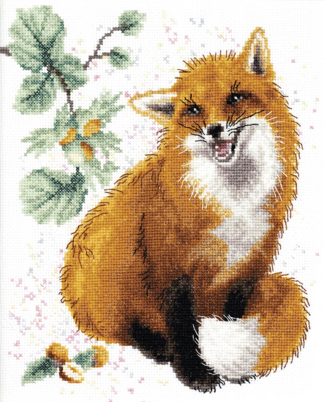 Counted cross stitch kit Fox M-529C