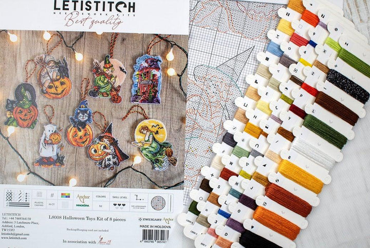 Counted Cross Stitch Kit Halloween Toys  L8008