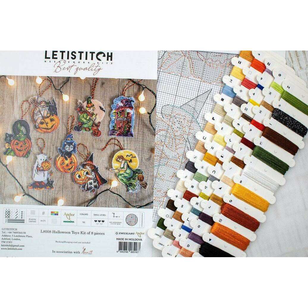 Counted Cross Stitch Kit Halloween Toys  L8008