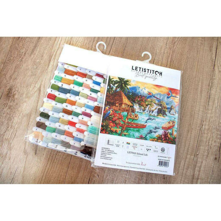 Counted Cross Stitch Kit Island Life Leti925