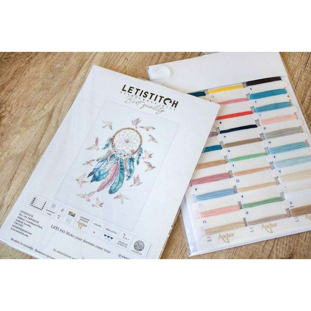 Counted Cross Stitch Kit Make your dreams come true Leti945