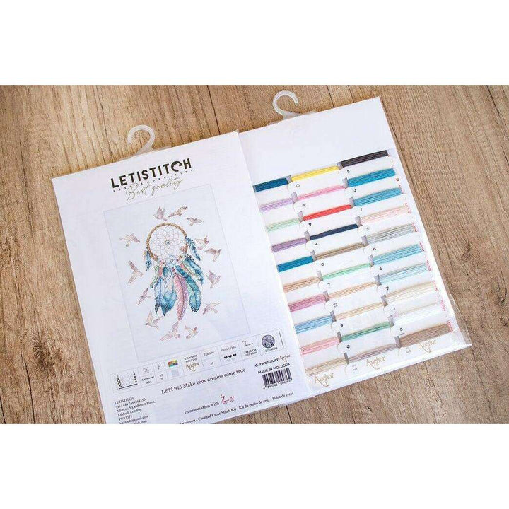 Counted Cross Stitch Kit Make your dreams come true Leti945