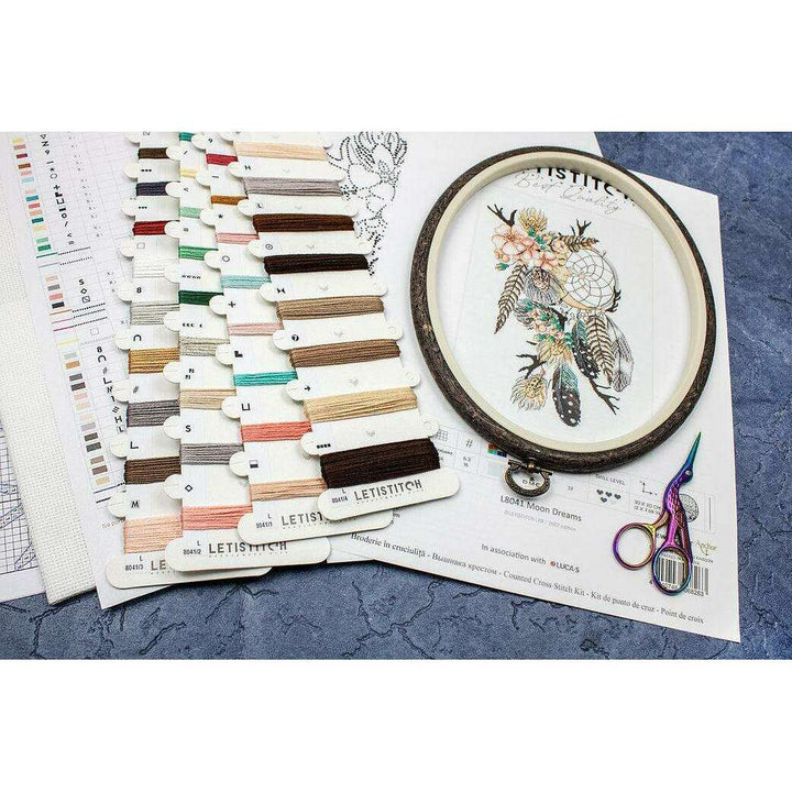 Counted Cross Stitch Kit Moon Dreams L8041