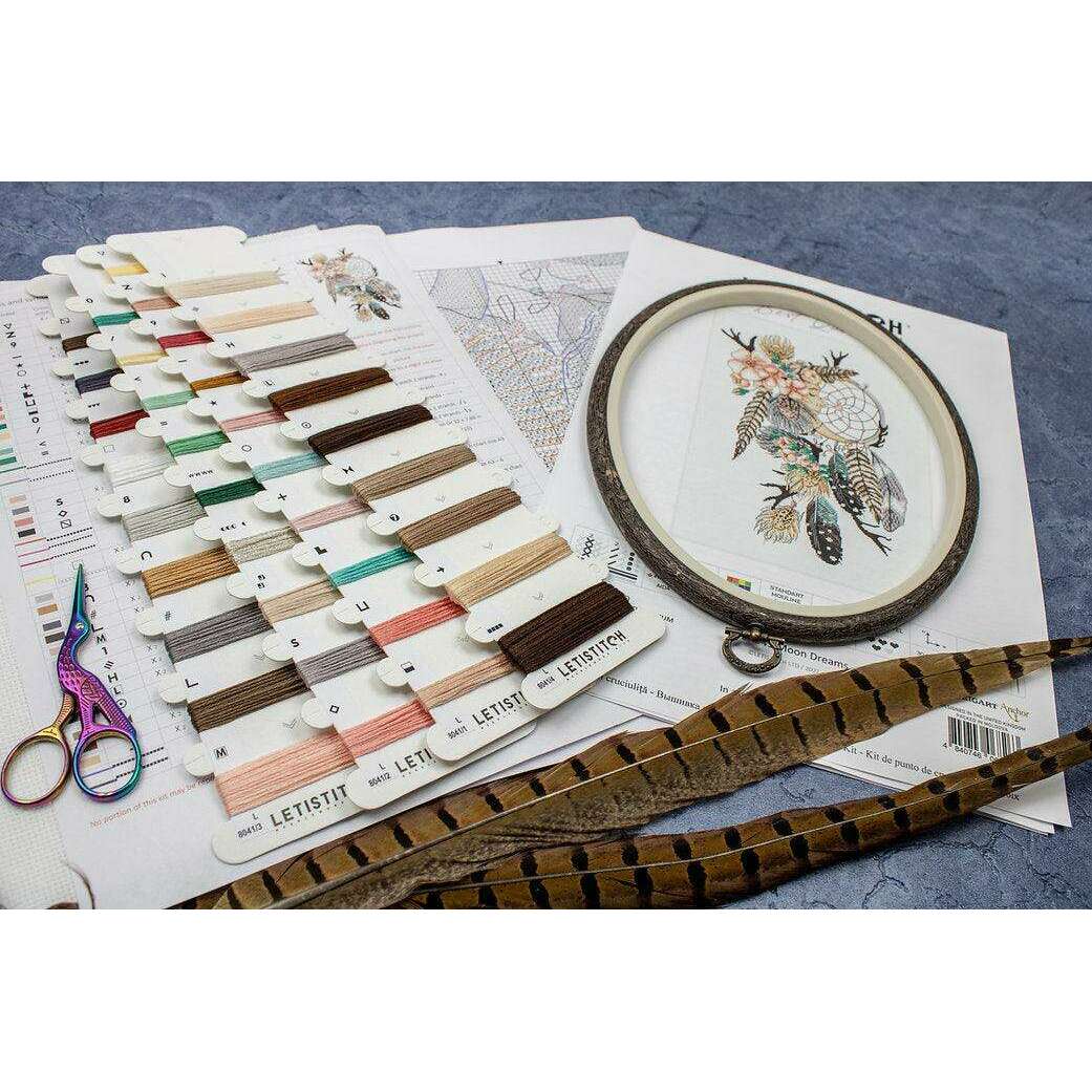 Counted Cross Stitch Kit Moon Dreams L8041