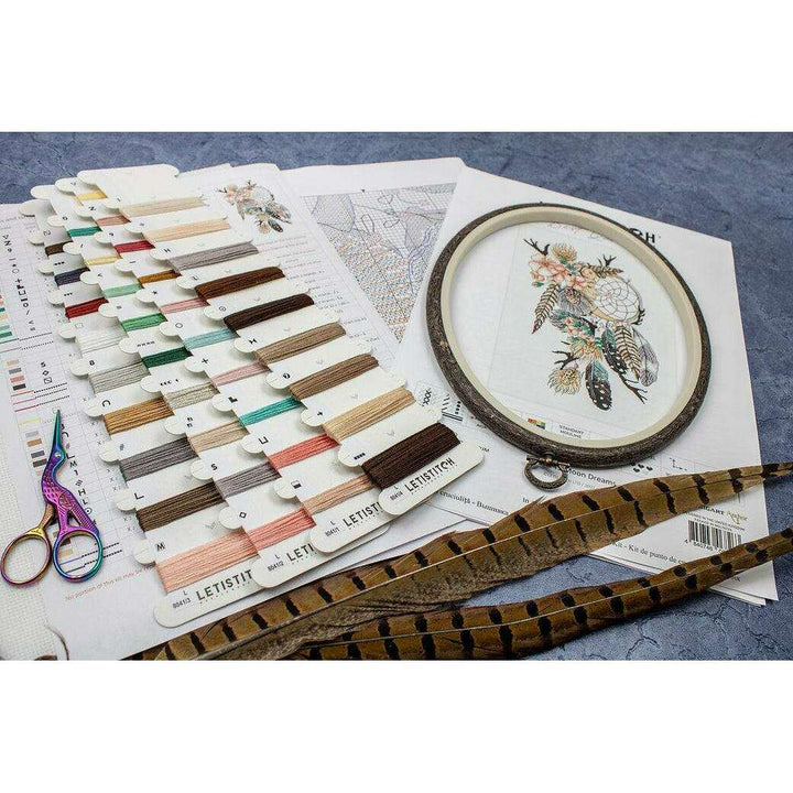 Counted Cross Stitch Kit Moon Dreams L8041