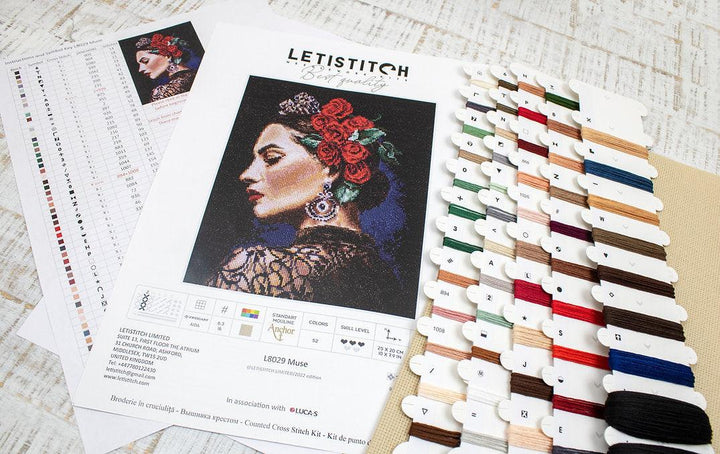 Counted Cross Stitch Kit Muse L8029