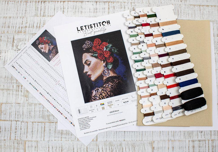 Counted Cross Stitch Kit Muse L8029