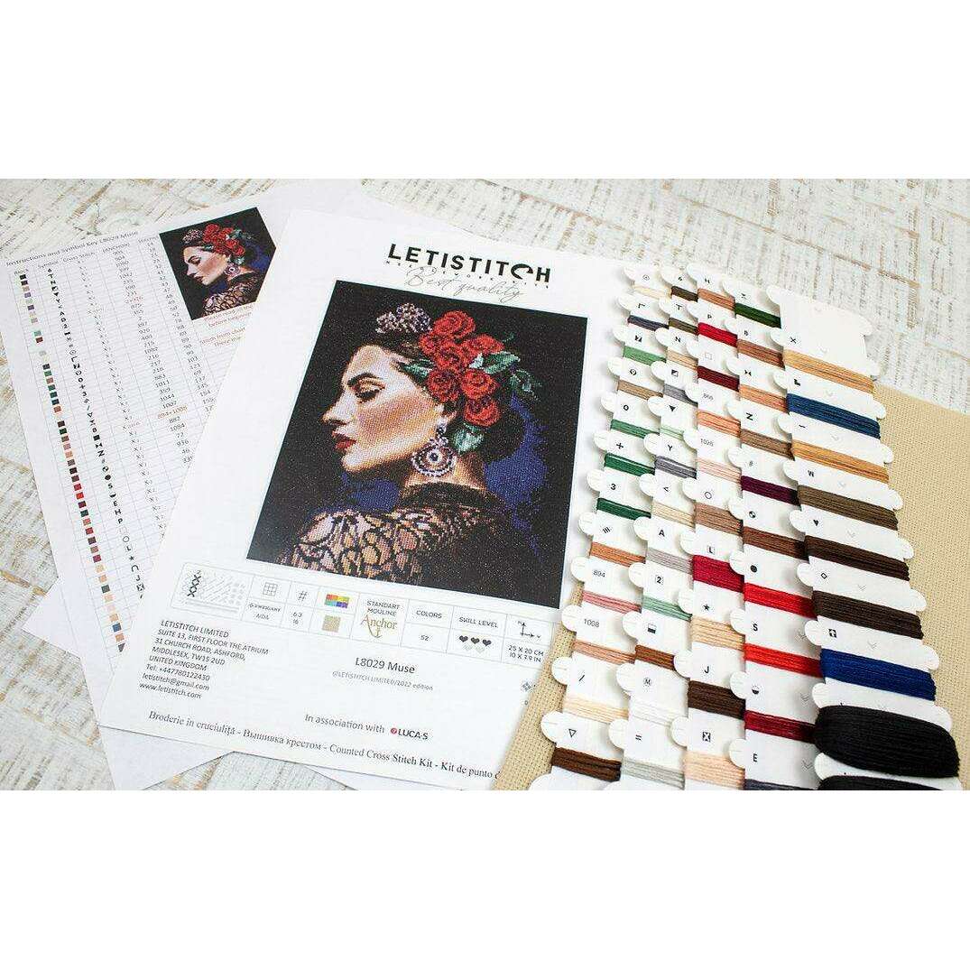 Counted Cross Stitch Kit Muse L8029