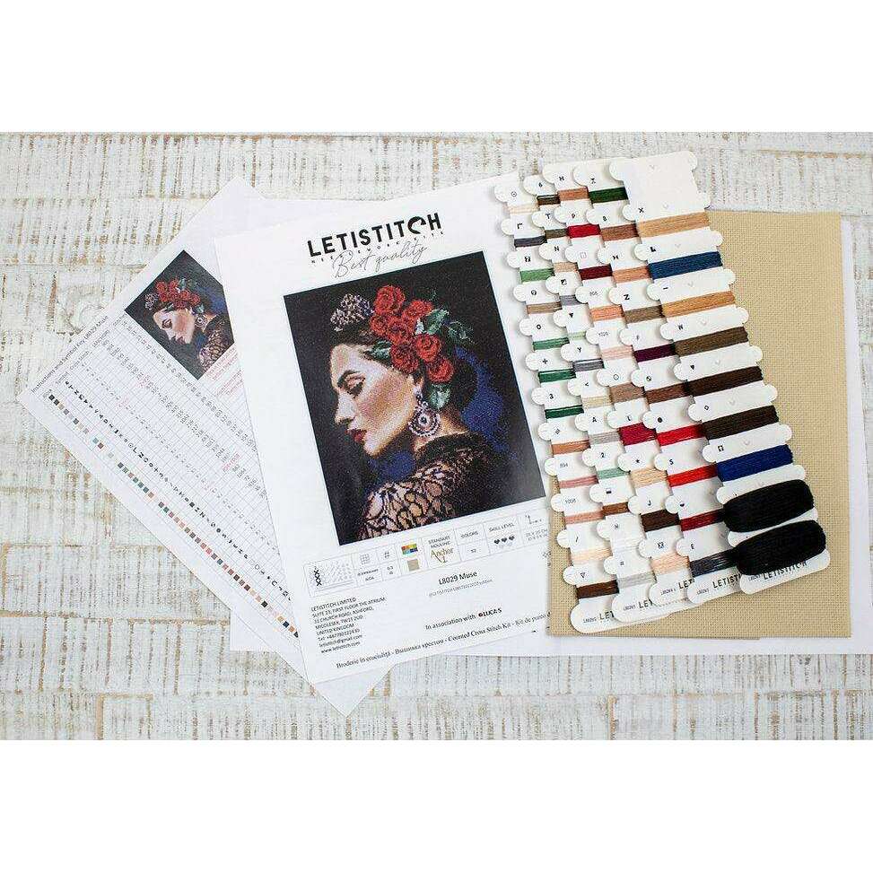 Counted Cross Stitch Kit Muse L8029