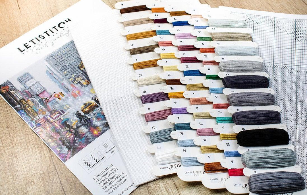 Counted Cross Stitch Kit New York / Range: Cities L8012