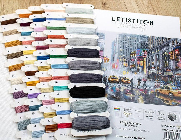 Counted Cross Stitch Kit New York / Range: Cities L8012