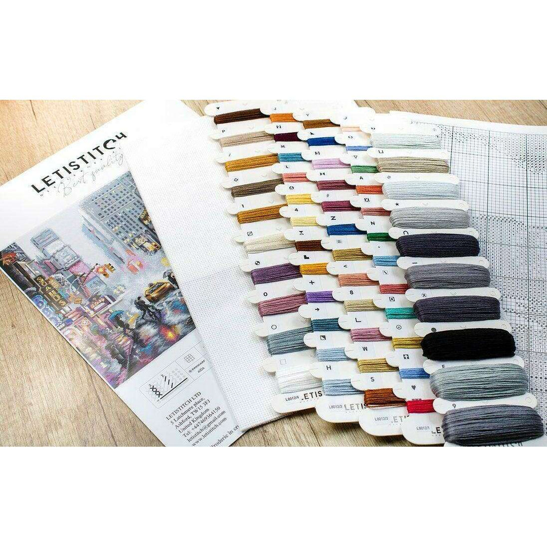 Counted Cross Stitch Kit New York / Range: Cities L8012
