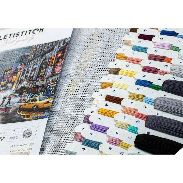 Counted Cross Stitch Kit New York / Range: Cities L8012