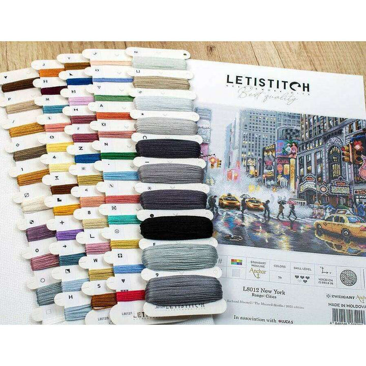 Counted Cross Stitch Kit New York / Range: Cities L8012