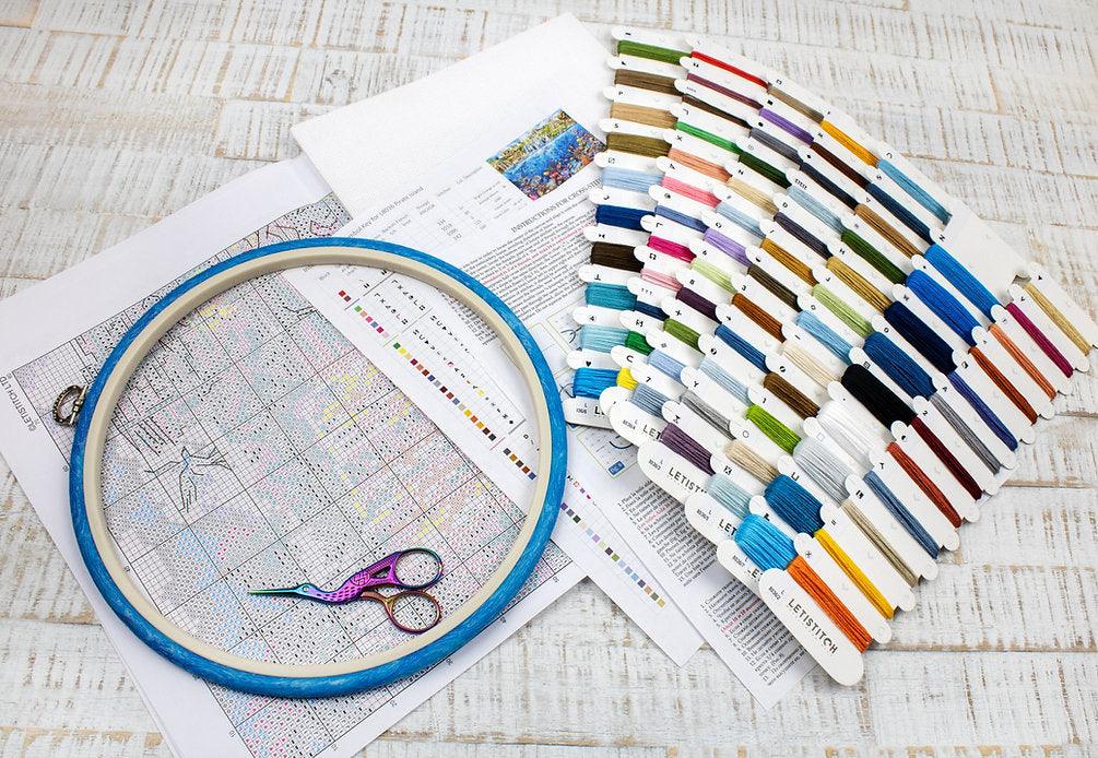 Counted Cross Stitch Kit Pirate Island L8036