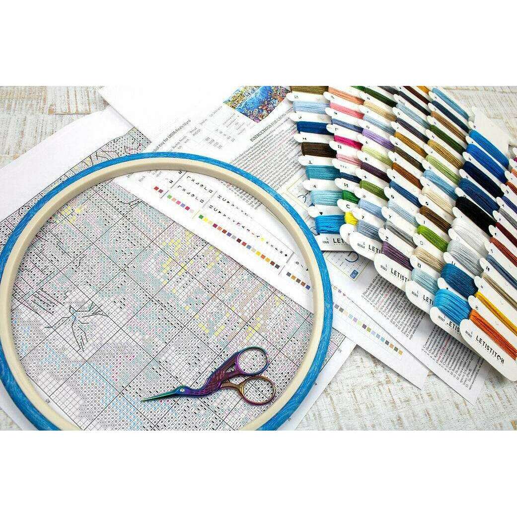 Counted Cross Stitch Kit Pirate Island L8036