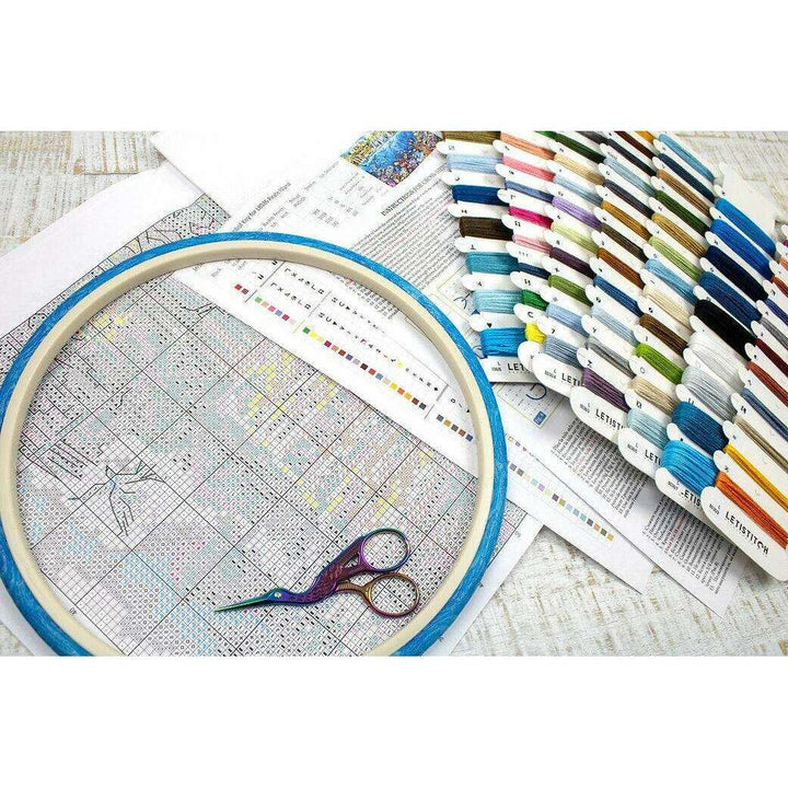 Counted Cross Stitch Kit Pirate Island L8036
