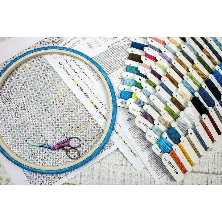 Counted Cross Stitch Kit Pirate Island L8036