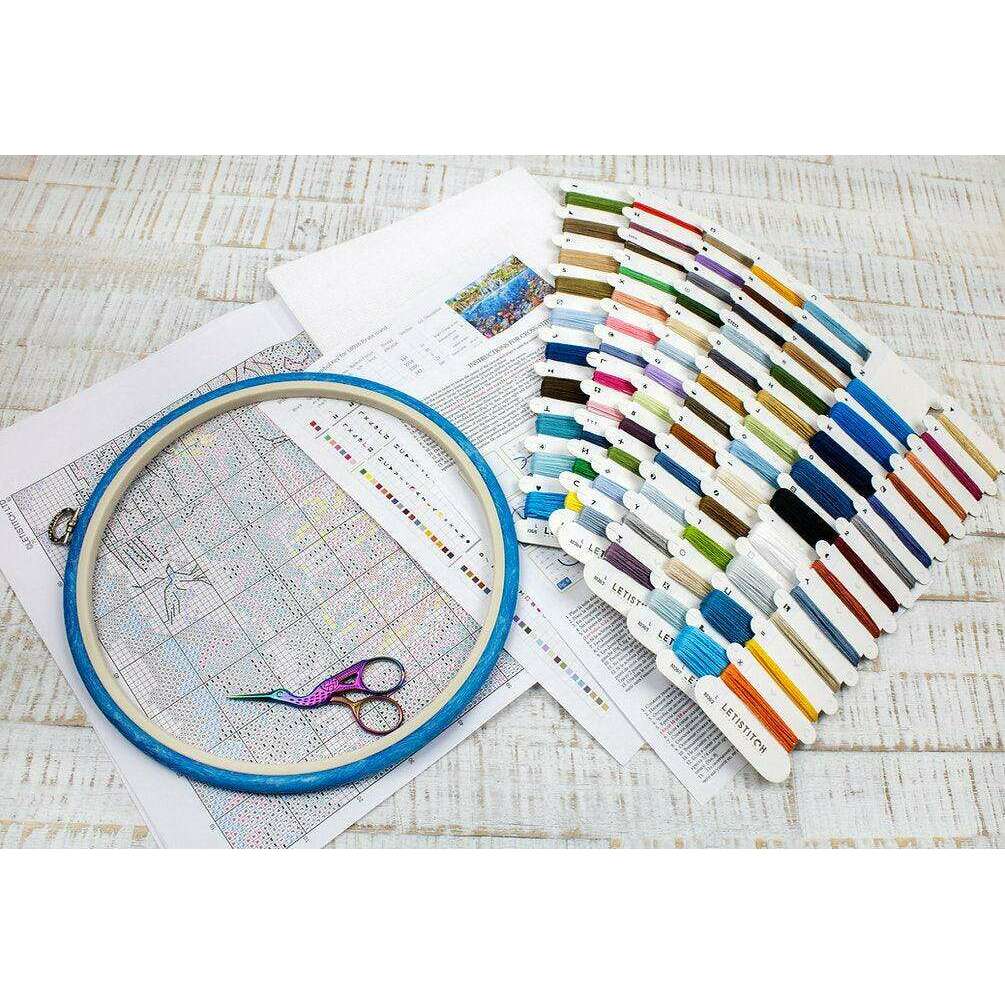 Counted Cross Stitch Kit Pirate Island L8036