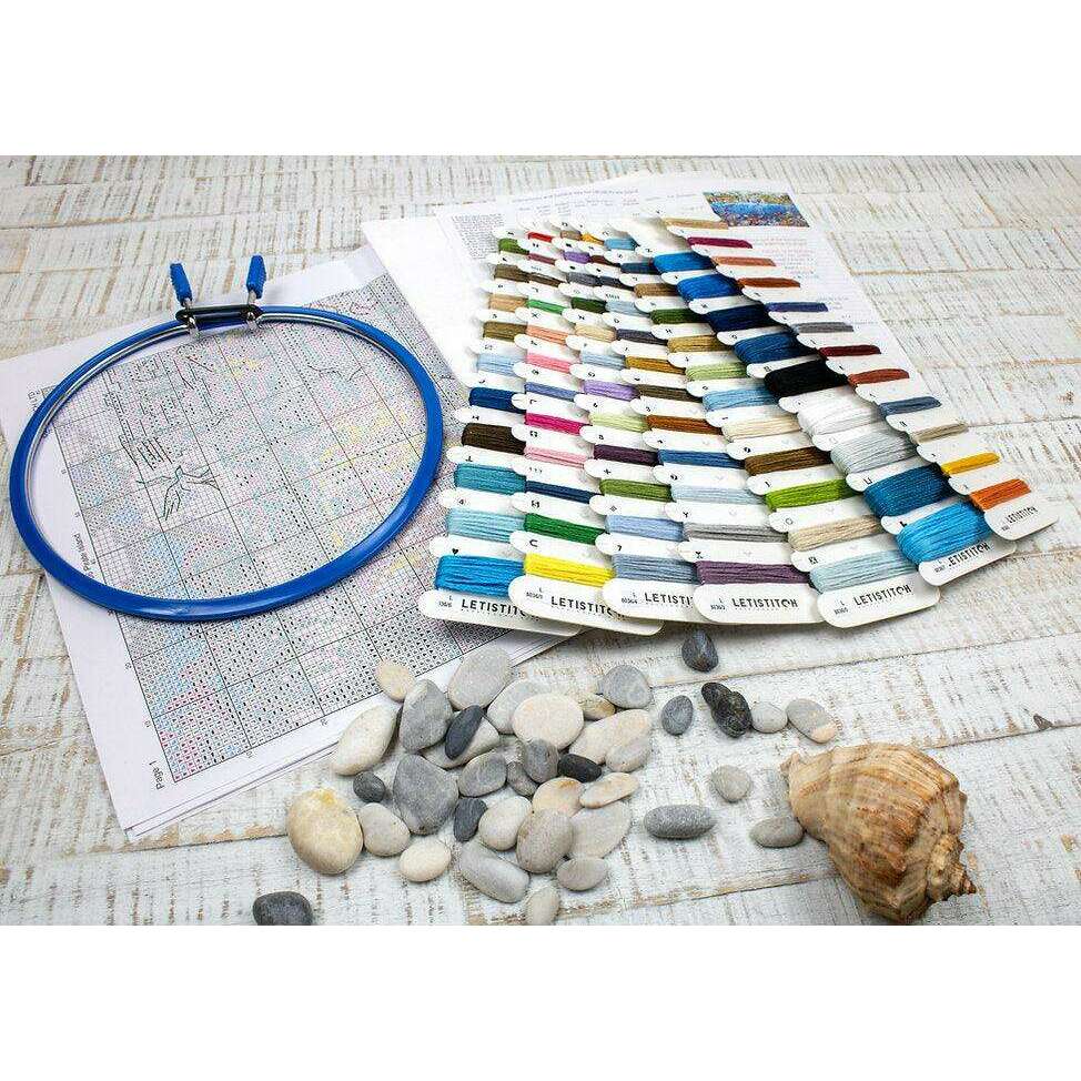 Counted Cross Stitch Kit Pirate Island L8036