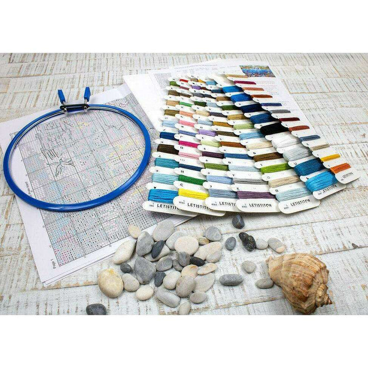 Counted Cross Stitch Kit Pirate Island L8036