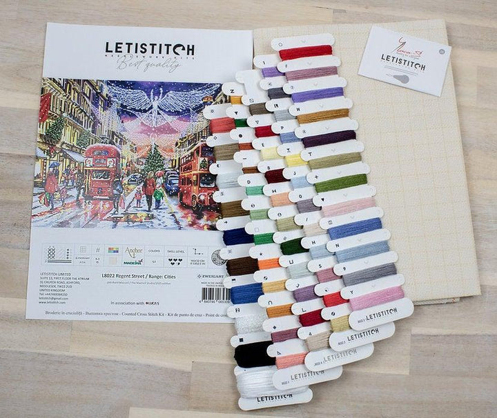 Counted Cross Stitch Kit Regent Street/Range: Cities L8022