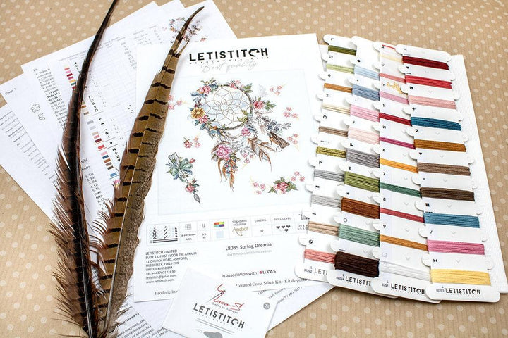 Counted Cross Stitch Kit Spring Dreams L8035