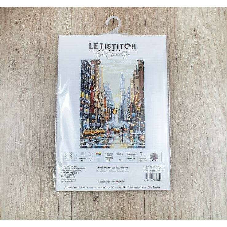 Counted Cross Stitch Kit Sunset on 5th Avenue L8025