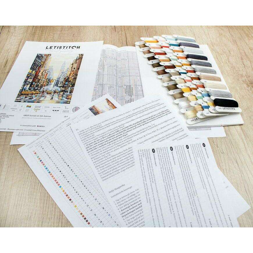 Counted Cross Stitch Kit Sunset on 5th Avenue L8025