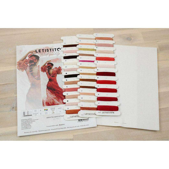Counted Cross Stitch Kit The Dance of Spain L8024