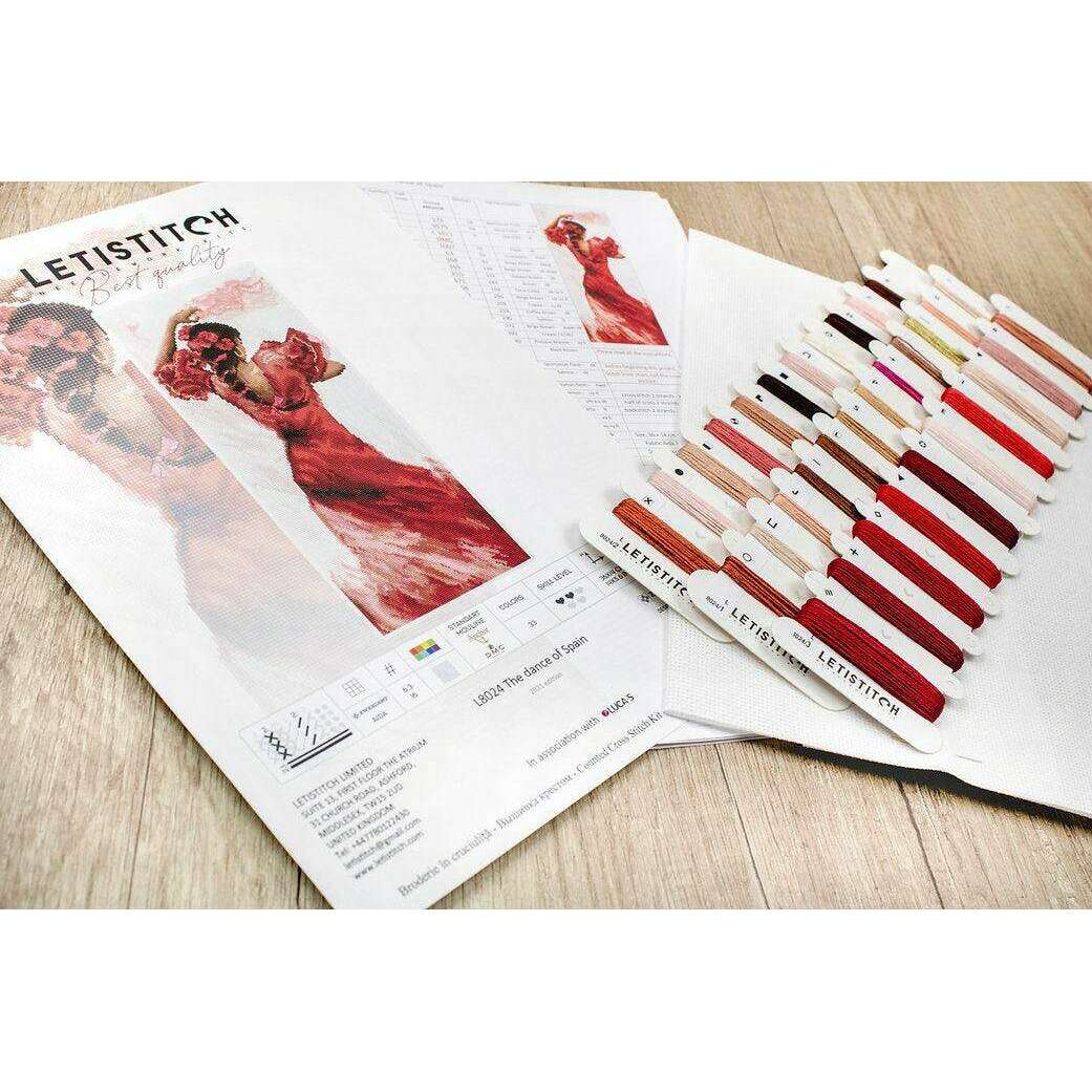 Counted Cross Stitch Kit The Dance of Spain L8024
