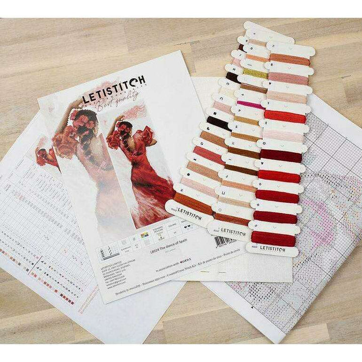 Counted Cross Stitch Kit The Dance of Spain L8024