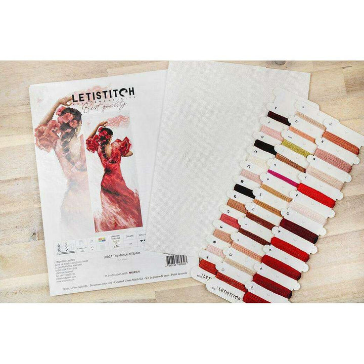 Counted Cross Stitch Kit The Dance of Spain L8024