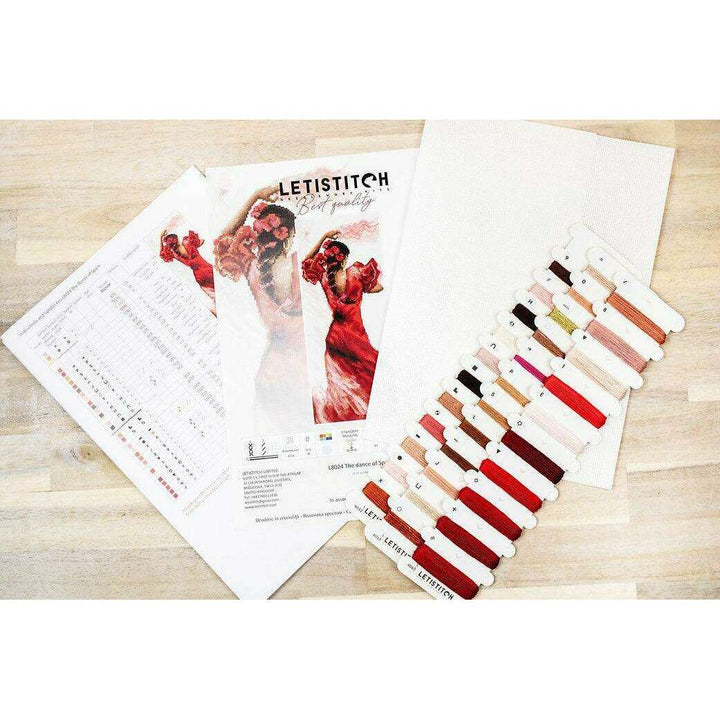 Counted Cross Stitch Kit The Dance of Spain L8024