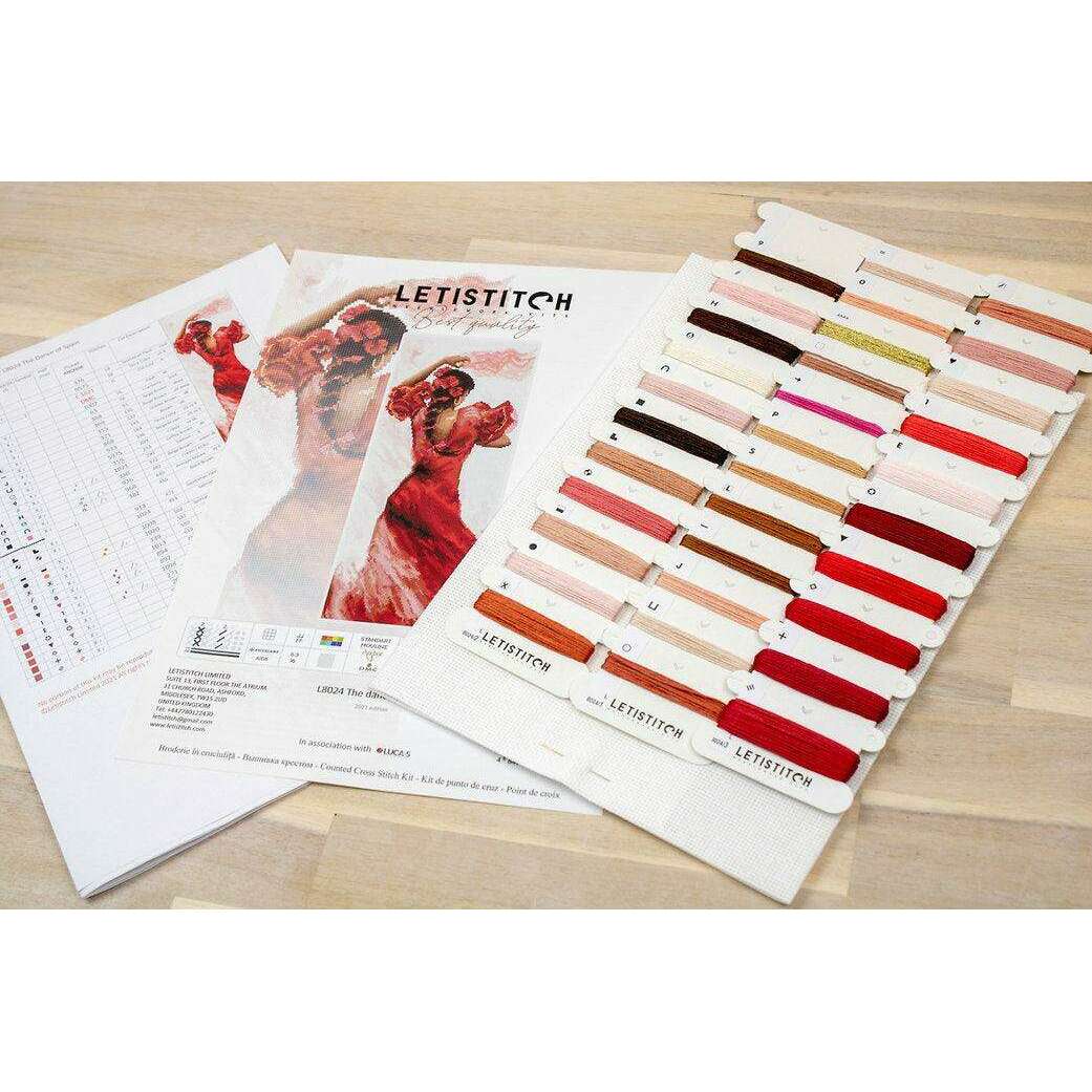 Counted Cross Stitch Kit The Dance of Spain L8024
