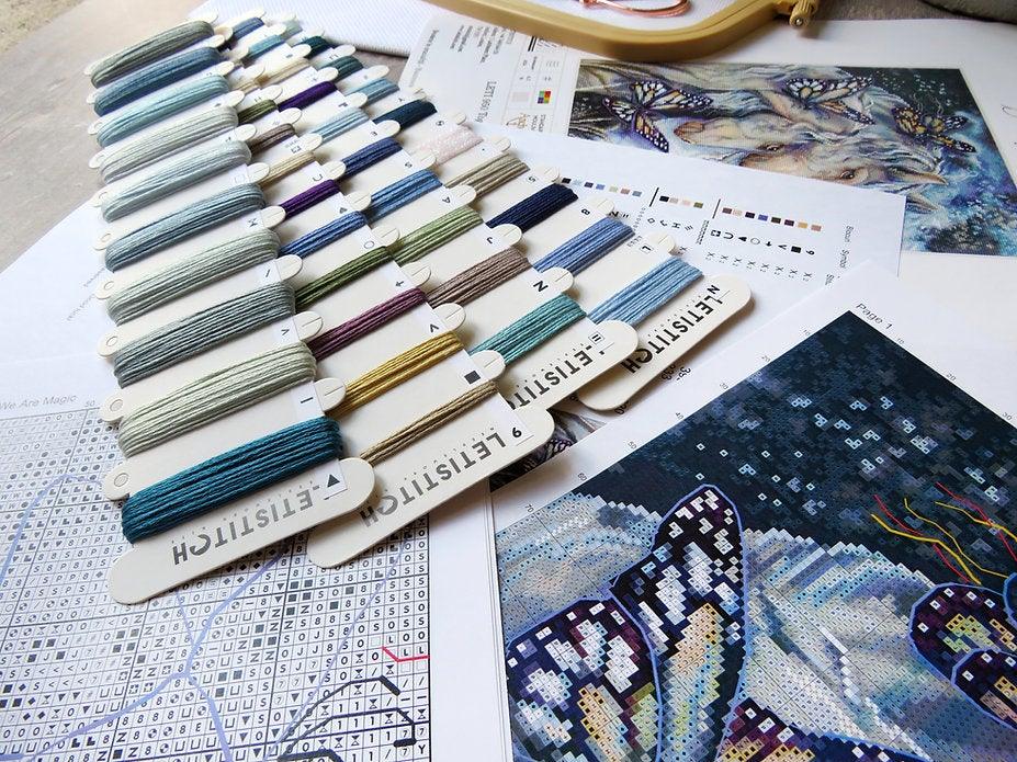 Counted Cross Stitch Kit Together We Are Magic Leti950