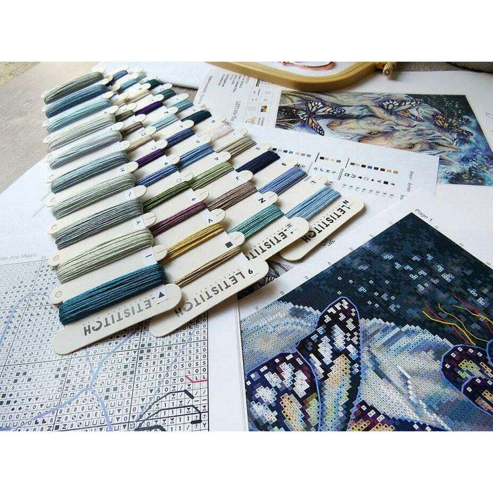 Counted Cross Stitch Kit Together We Are Magic Leti950