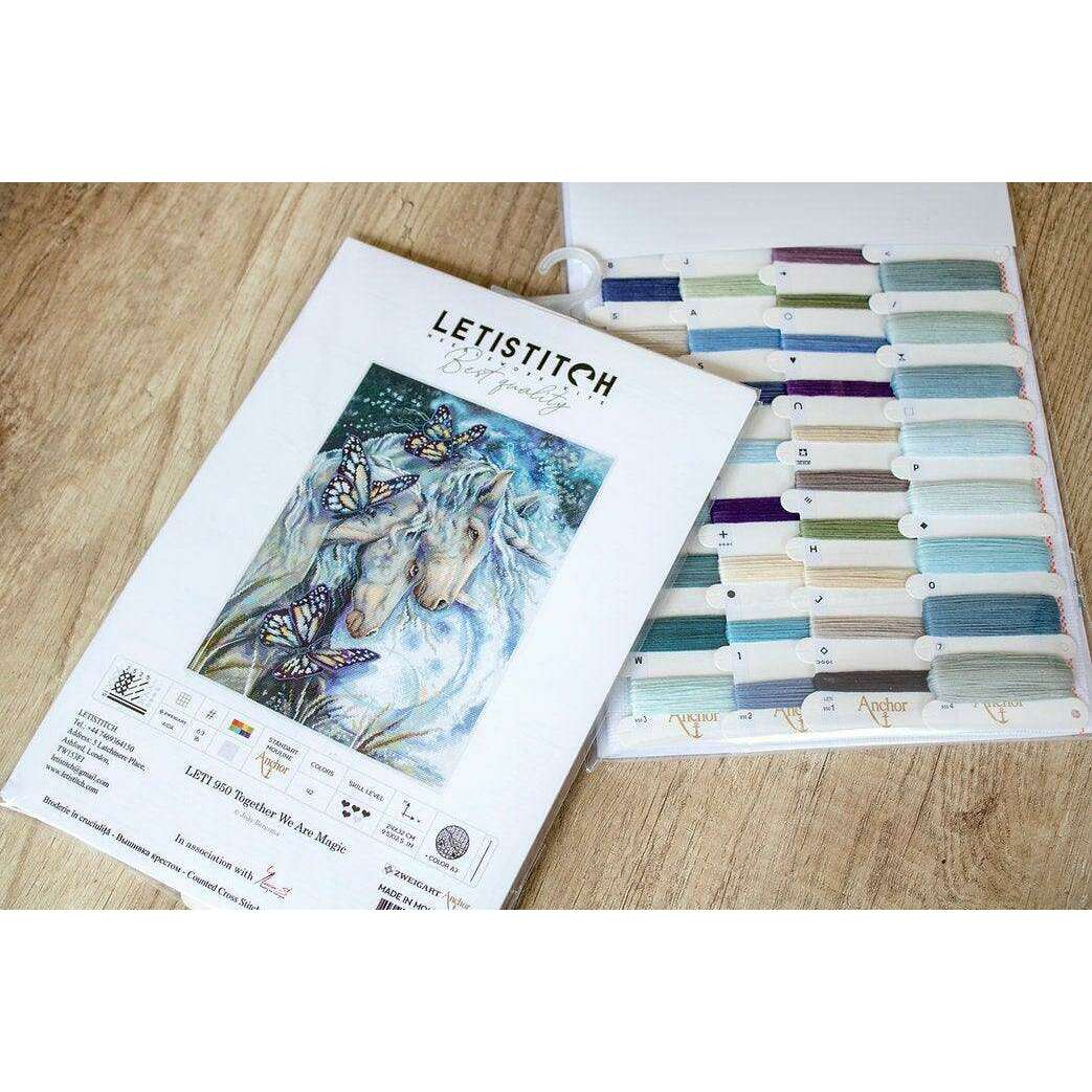 Counted Cross Stitch Kit Together We Are Magic Leti950