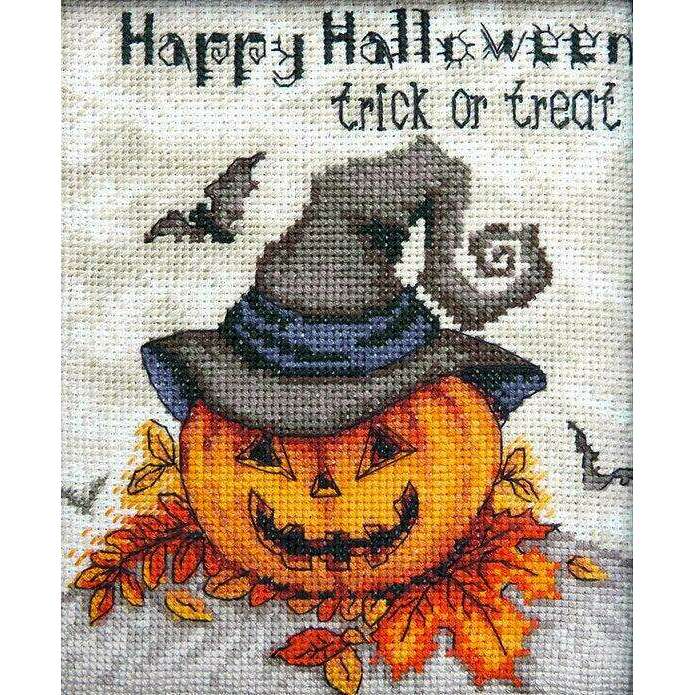 Counted Cross Stitch Kit Trick or treat Leti956
