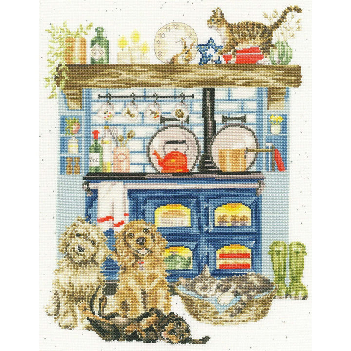 Country Kitchen  XHD127 Counted Cross Stitch Kit