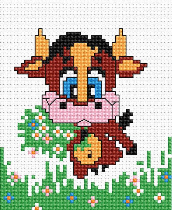 Cow B047L Counted Cross-Stitch Kit