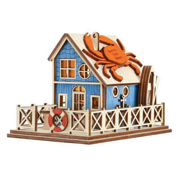 Old World Christmas Santa's Crab Shack Light-Up Ornament