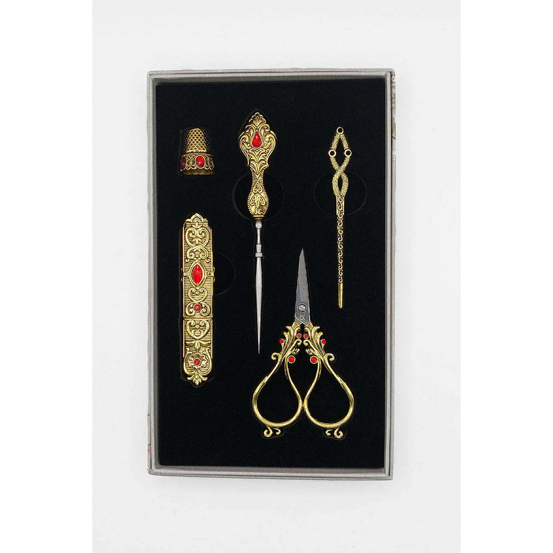 Craft Scissors for Felting & Embroidery Wizardi F07-M13-3-gold