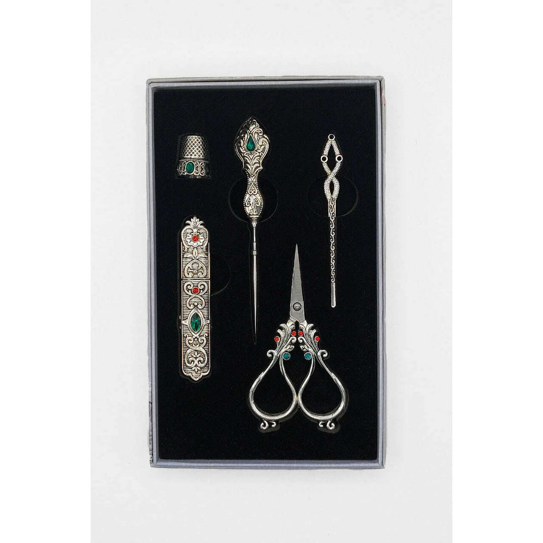 Craft Scissors for Felting & Embroidery Wizardi F07-M13-3-silver