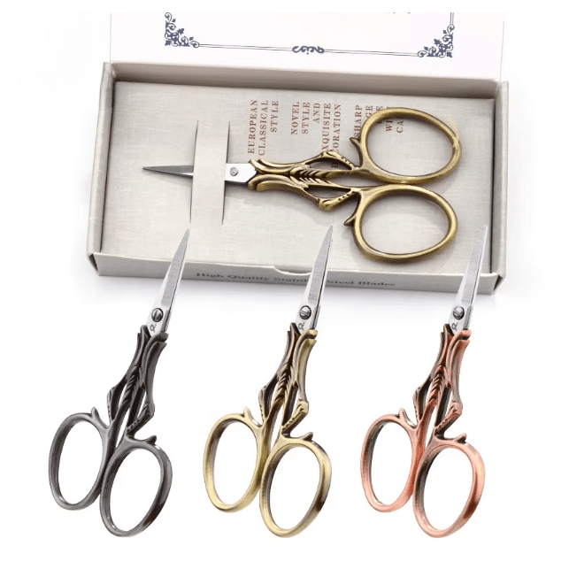 Craft Scissors for Felting & Embroidery Wizardi F07-M13-5-gold