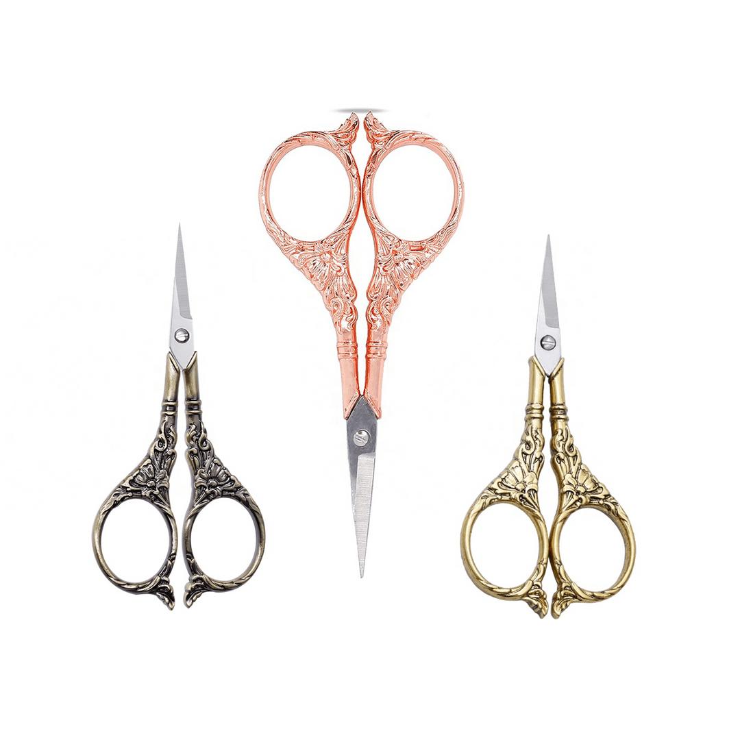 Craft Scissors for Felting & Embroidery Wizardi F07-M13-8-gold