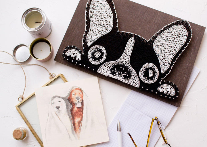 Creative Kit/String Art French Bulldog ABC-010