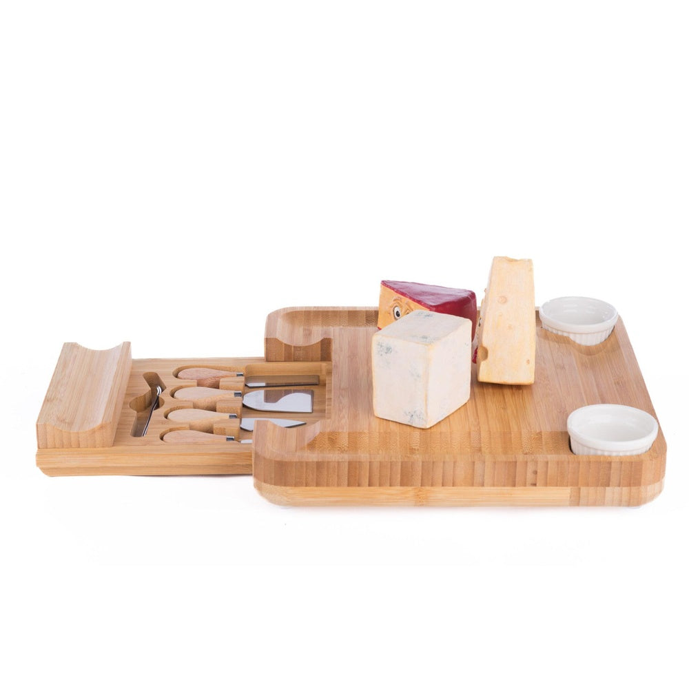 Creepy Cheeses On Charcuterie Board With Knife Set by Katherine's Collection  4