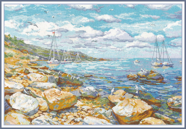 Crimean coast 1177 Counted Cross Stitch Kit